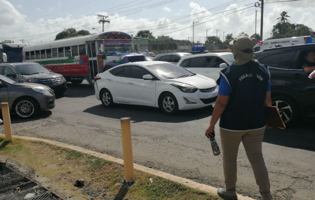 Tranque vehicular se mantiene en la autopista Arraiján-La Chorrera, pese a tercer carril En el sector de La Pesa es donde hay mayor congestión vehicular. Foto: Eric Montenegro.