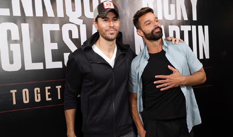 Enrique Iglesias y Ricky Martin.