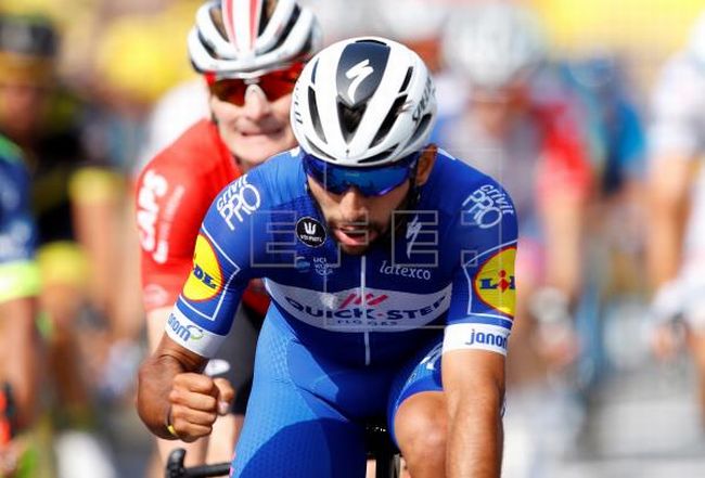 Fernando Gaviria corre para el UAE Team Emirates. Foto EFE