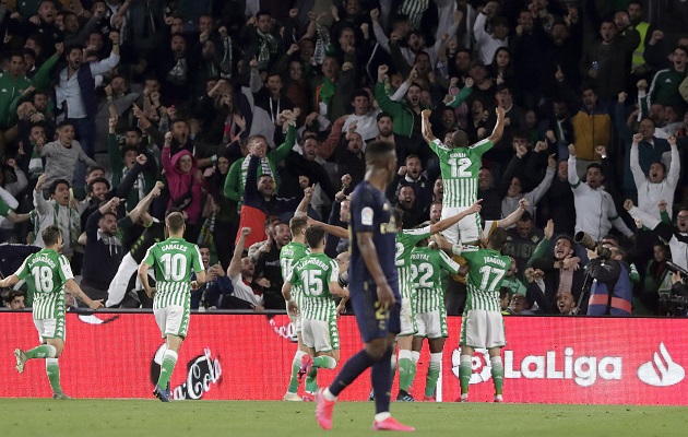 Real Madrid no pudo con el Betis.