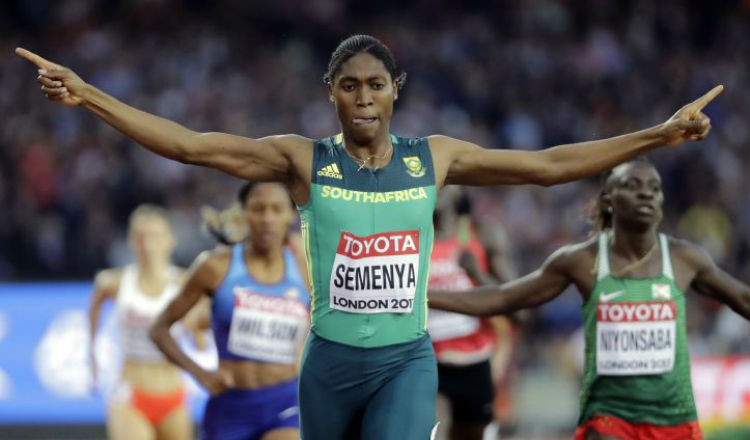 Caster Semenya es especialista en los 800 metros planos. Foto AP