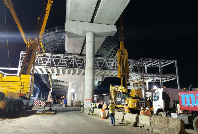 El proyecto Ramal de la Línea 2 del Metro de Panamá  serán montadas 96 vigas “U” y 10 vigas “semi U” a lo largo de 2 kilómetros desde la estación Corredor Sur de la Línea 2 hasta la nueva terminal.