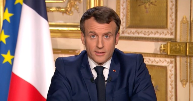 Emmanuel Macron dijo son medidas de choque inéditas, propias de tiempos de guerra, FOTO/AP