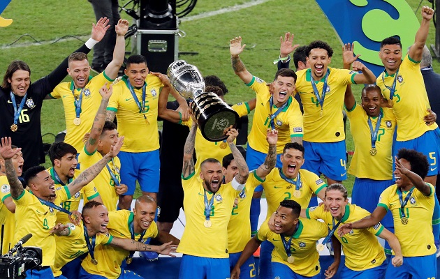 Brasil es el actual campeón de la Copa América. 