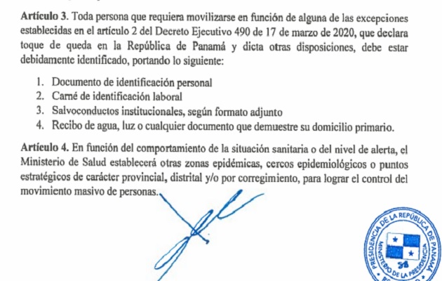 Estos son los documentos que debe portar.