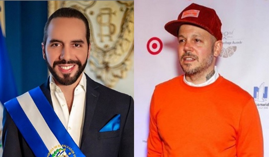 Nayib Bukele y Residente. Foto: Instagram