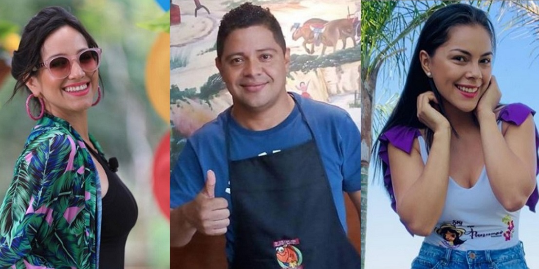 Natalia González, Abdiel Núñez y Doralis Mela. Foto: Instagram