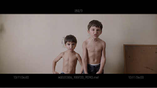 Escena de "Los lobos". Actúan los niños Maximiliano y Leonardo Najar Márquez . Foto: Cortesía Escena de "Los lobos". Actúan los niños Maximiliano y Leonardo Najar Márquez . Foto: Cortesía
