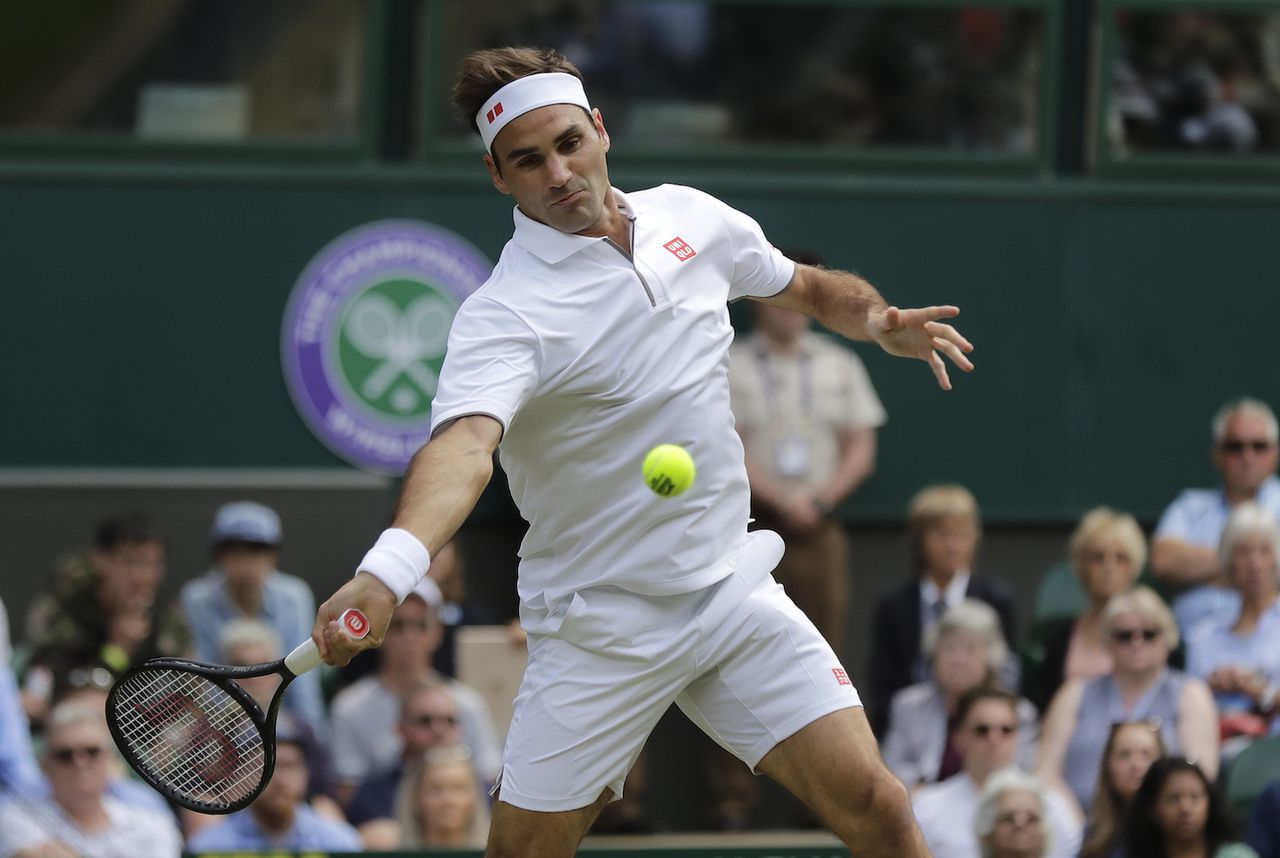 Roger Federer ha jugado en el Wimbledon. Foto:AP