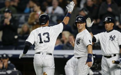 Jugadores de los Yanquis. Foto:AP