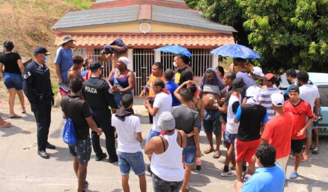 Varios protestas se han dado en distintas comunidades del país con las consiguientes aglomeraciones que no son recomendadas. Foto: Cortesía