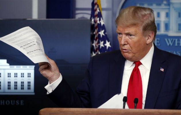 El presidente de EE.UU., Donald Trump, asevera que su autoridad