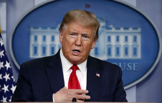 El presidente de EE.UU., Donald Trump, asevera que su autoridad