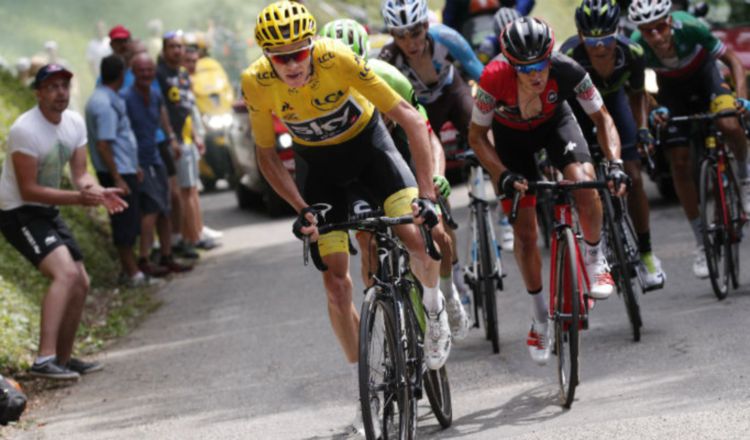 El británico Chris Froome.Foto:AP