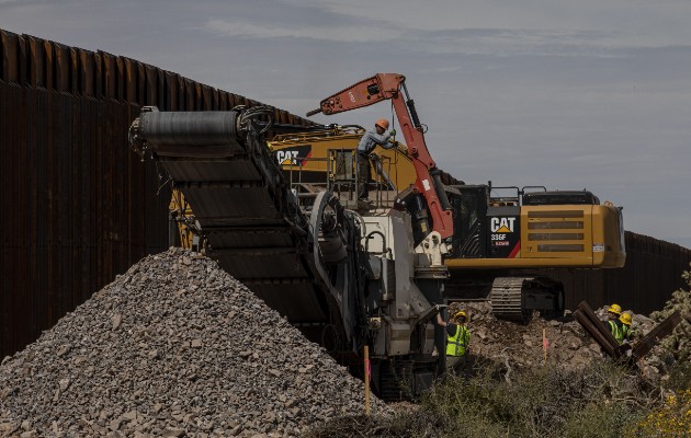   Trabajadores del muro podrían ser vectores. Foto / Adriana Zehbrauskas para The New York Times.