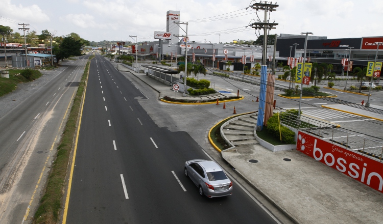 Circulación ha disminuido considerablemente por la cuarentena. Archivo