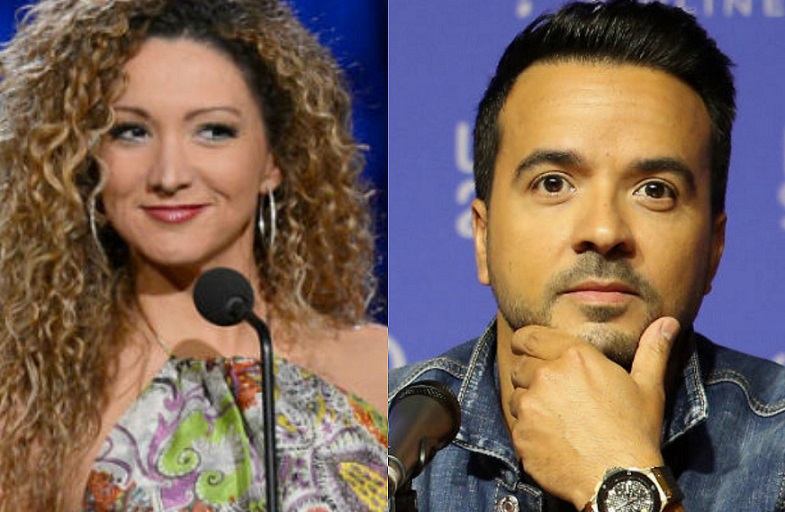 Erika Ender y Luis Fonsi. Foto: Archivo