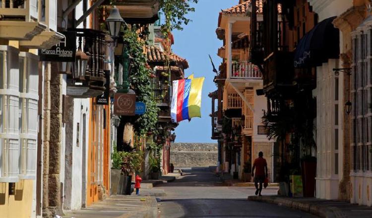 Cartagena de Indias es una de las zonas turísticas en el mundo afectadas por la crisis sanitaria del coronavirus. EFE