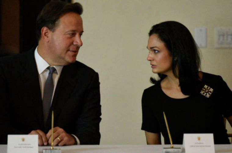 Juan Carlos Varela e Isabel de Saint Malo gobernaron en Panamá en el periodo 2014-2019. Foto: Archivo