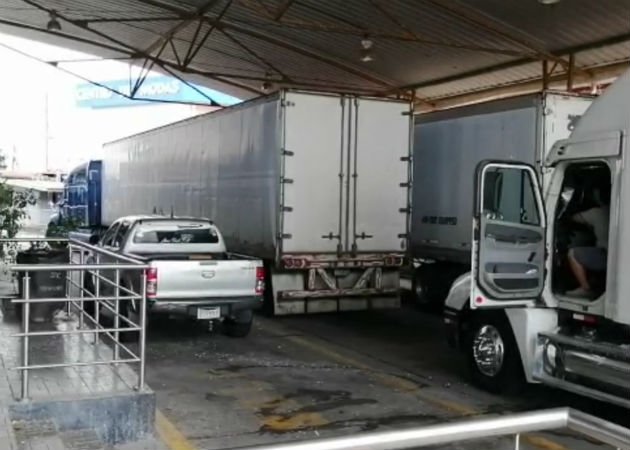  Camioneros en Guatemala dijeron que también se unen a la medida. Foto: Cortesía.
