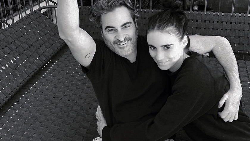 Joaquín Phoenix y Rooney Mara. Instagram