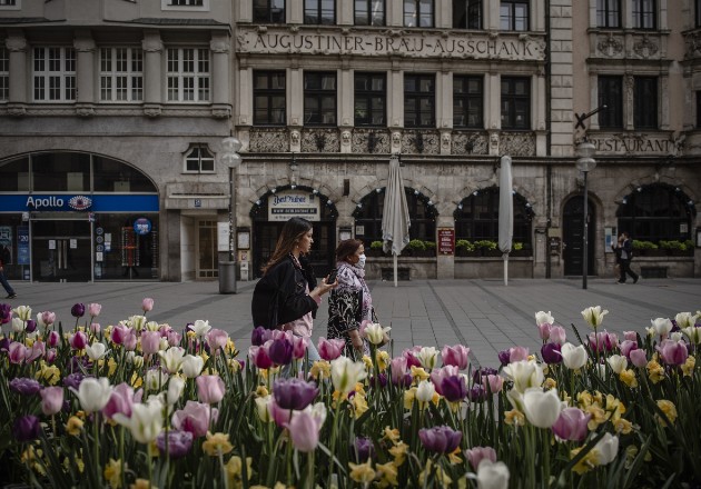 La parálisis económica por la crisis ha bajado la contaminación en ciudades como Munich. Foto / Laetitia Vancon para The New York Times.