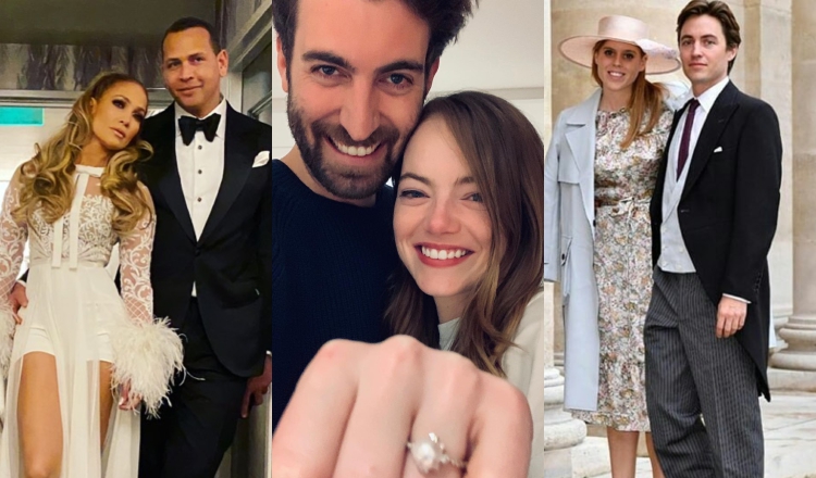 Algunos famosos que suspendieron su boda. Foto: Instagram