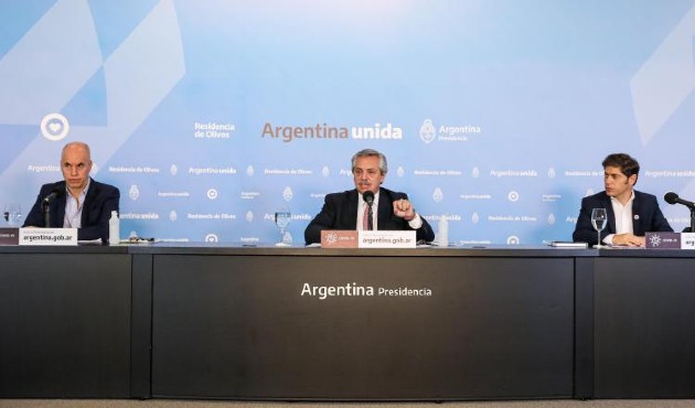 Está claro que la Argentina quiere encontrar un acuerdo con los acreedores, dijo el presidente argentino Alberto Fernández.  EFE