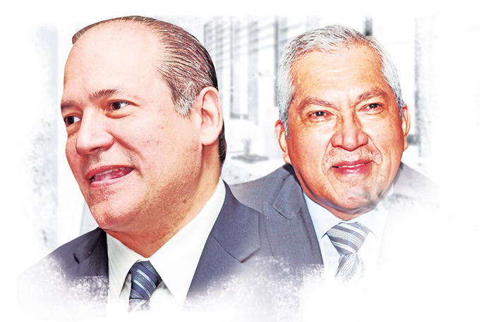 Harry Díaz y Abel Zamorano.