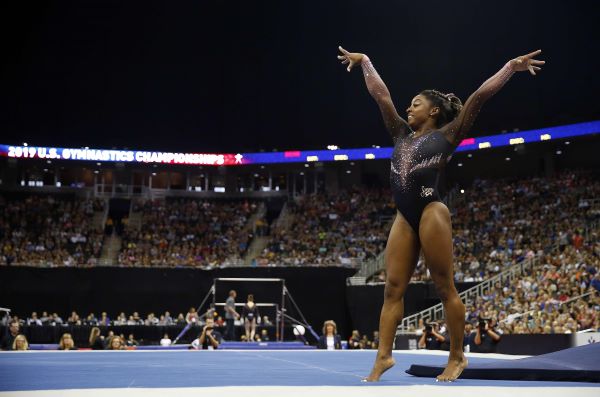 Simone Biles. Foto.AP