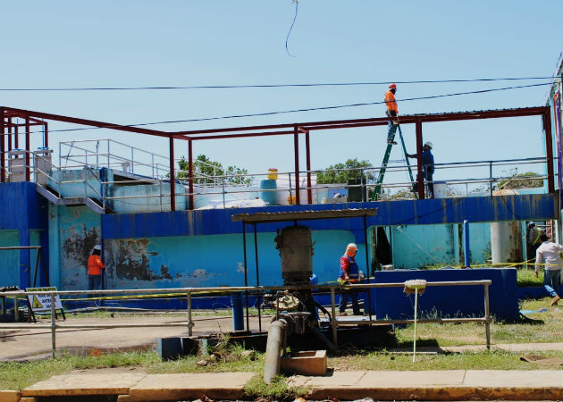 Sólo se lleva un 40% de avance de la obra física. Foto: José Vásquez.