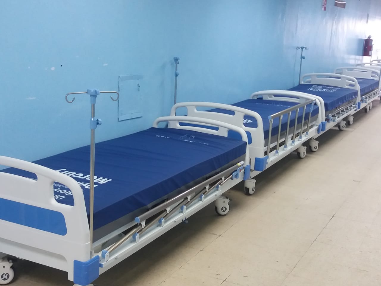 El hospital, no se ha quedado sin camas, sino que con estas nuevas camas, se va a ampliar más la sala 10.