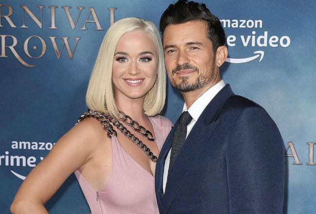 Katy Perry y Orlando Bloom. Foto: Archivo