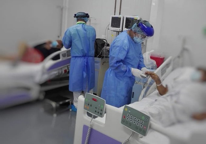  el Hospital Integrado Panamá Solidario está habilitado a un 100% y tiene disponible casi un 50% de sus camas. 