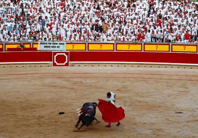 El matador Andrés Roca Rey dijo que fans “entienden que ver corridas de toros tiene que ver con acoger la cultura”. Foto / Susana Vera/Reuters.