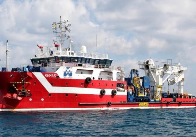 El Remas, un barco italiano, fue atacado dos veces en cinco meses en el sur del Golfo de México. Foto / EPA, vía Shutterstock.