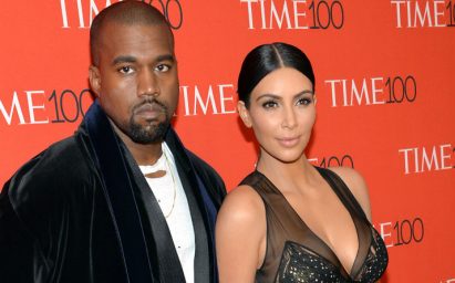 Kanye West y Kim Kardashian. Foto: Archivo