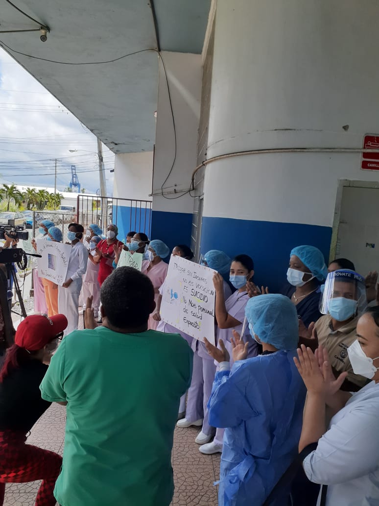La medida de protesta, por parte del personal de enfermería en Aguadulce, se mantendrá.