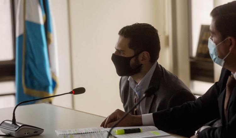 Ricardo Alberto Martinelli Linares, ayer durante su comparecencia en un tribunal en Guatemala. EFE