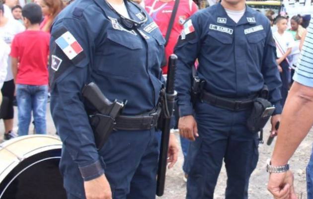 Las unidades de la Policía Nacional estaban en su día libre.