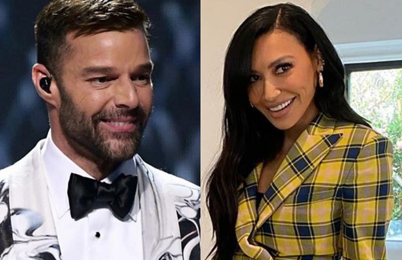 Ricky Martin y Naya Rivera. Foto: Instagram