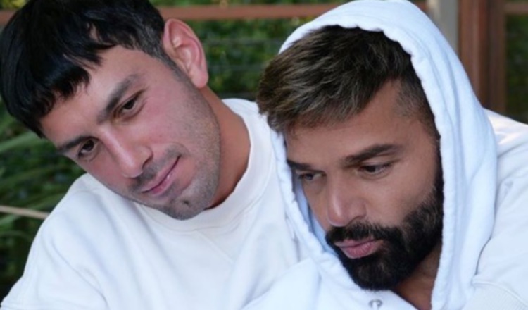 Ricky Martin y su esposo. Instagram