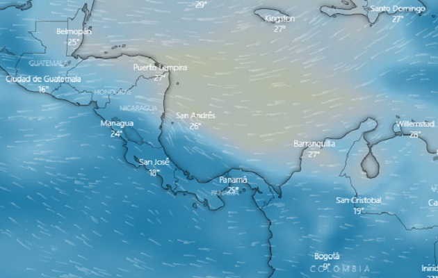 El polvo del Sahara estará en Panamá hasta el viernes.