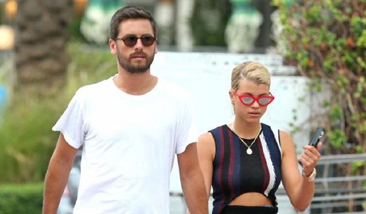 Scott Disick y Sofia Richie. EFE
