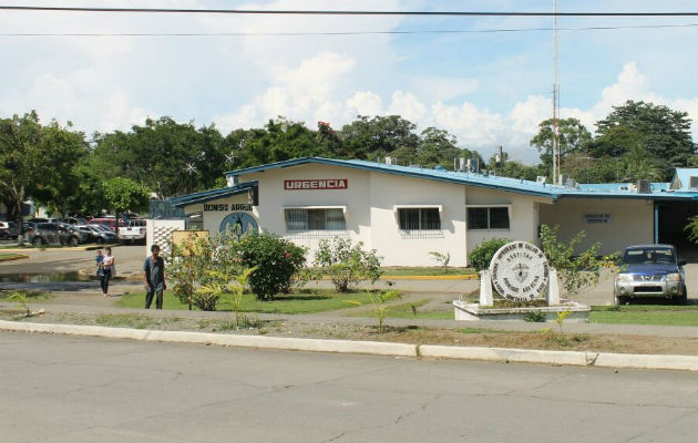 El uniformado falleció en el hospital Dionisio Arrocha en Puerto Armuelles. Foto: José Vásquez.