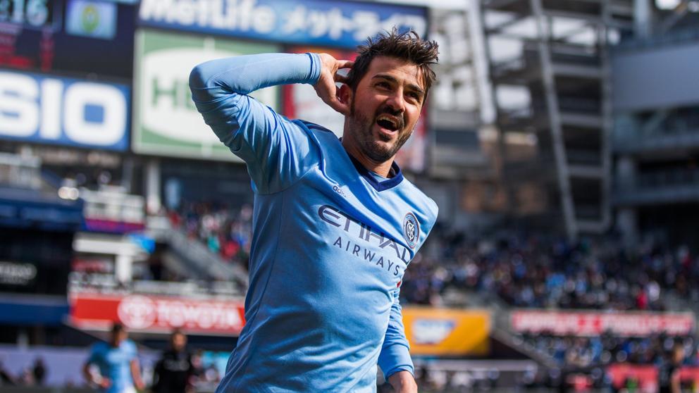 David Villa. Foto:EFE