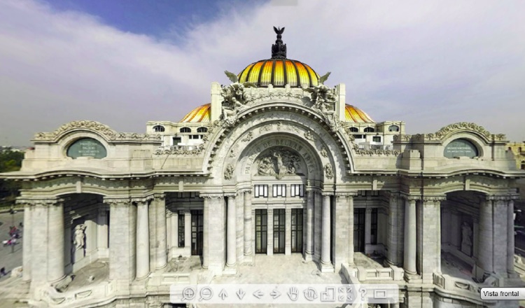 Vista exterior del Palacio de Bellas Artes. CORTESÍA