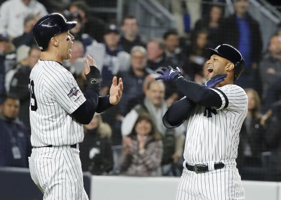 Jugadores de los Yanquis. Foto:EFE