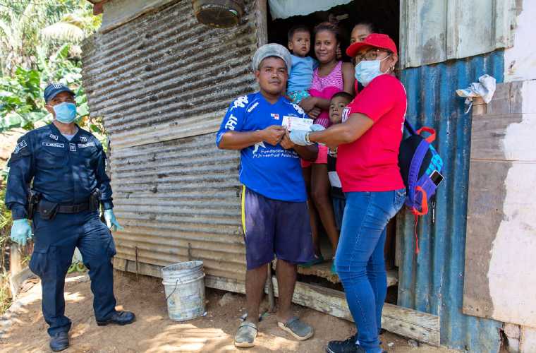 El Plan Panamá Solidario, realiza ingentes esfuerzos para  llevar alivio a todas las familias afectadas por la pandemia por COVID-19.