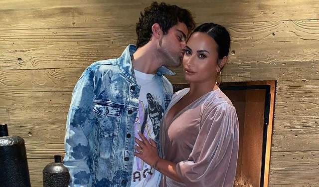 Max Ehrich y Demi Lovato. Foto: Instagram